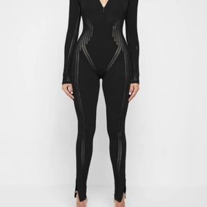 Black Maniere De Voir Jumpsuit new with tags never worn.